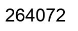 Número 264072 imagen negro