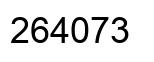 Número 264073 imagen negro