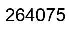 Número 264075 imagen negro