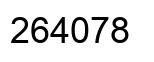Número 264078 imagen negro