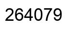 Número 264079 imagen negro
