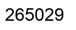 Número 265029 imagen negro
