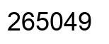 Número 265049 imagen negro