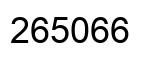 Número 265066 imagen negro