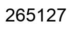 Número 265127 imagen negro