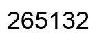Número 265132 imagen negro
