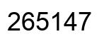 Número 265147 imagen negro