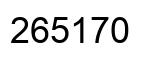 Número 265170 imagen negro