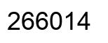 Número 266014 imagen negro
