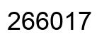 Número 266017 imagen negro