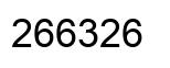 Número 266326 imagen negro