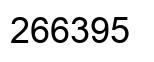Número 266395 imagen negro