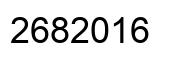 Number 2682016 black image