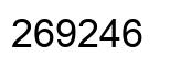 Número 269246 imagen negro