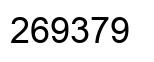 Número 269379 imagen negro
