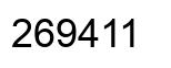 Número 269411 imagen negro