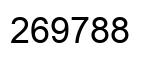 Número 269788 imagen negro