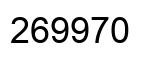 Number 269970 black image