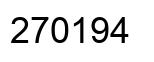 Number 270194 black image