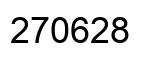 Number 270628 black image