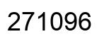 Number 271096 black image