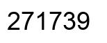 Número 271739 imagen negro