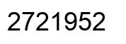 Número 2721952 imagen negro