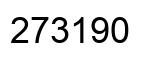 Número 273190 imagen negro