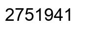 Número 2751941 imagen negro