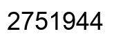 Número 2751944 imagen negro