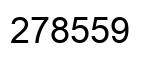 Number 278559 black image