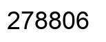 Number 278806 black image