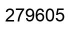 Número 279605 imagen negro
