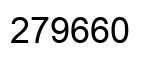 Number 279660 black image