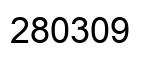 Número 280309 imagen negro