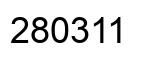 Número 280311 imagen negro