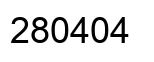 Número 280404 imagen negro