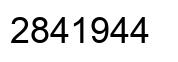 Número 2841944 imagen negro