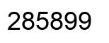 Número 285899 imagen negro