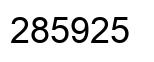 Número 285925 imagen negro