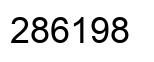 Number 286198 black image
