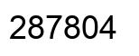 Número 287804 imagen negro