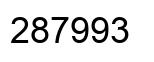 Número 287993 imagen negro