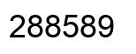 Número 288589 imagen negro