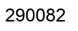 Número 290082 imagen negro