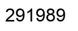 Número 291989 imagen negro