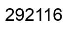 Número 292116 imagen negro