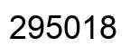 Número 295018 imagen negro