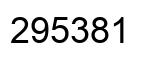 Número 295381 imagen negro
