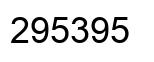 Número 295395 imagen negro